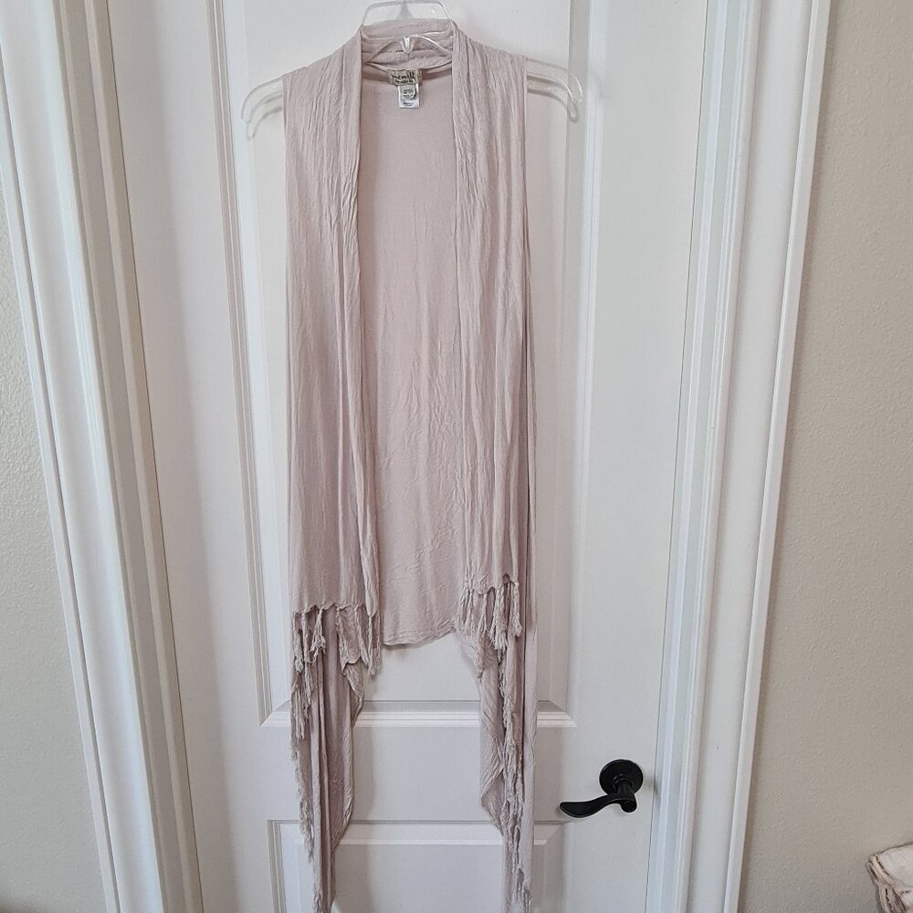 One World Long Fringe Vest